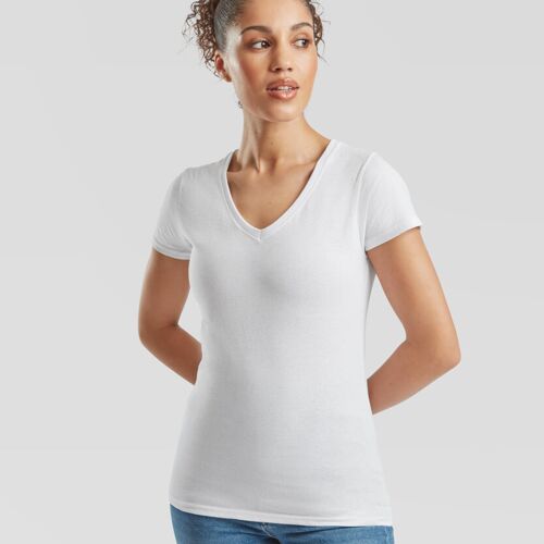 Women's valueweight v-neck T Thumbnail